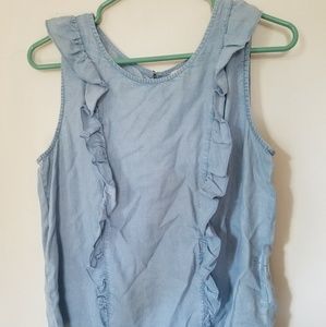 Denim style tank